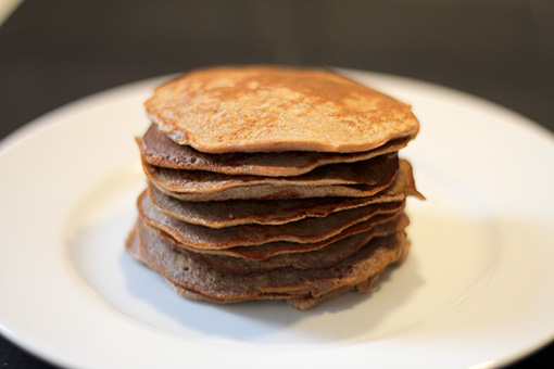 Schoko Protein Pancakes Zubereitung