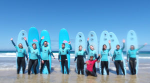 Surfer/innen auf Fuerteventura Surfleute