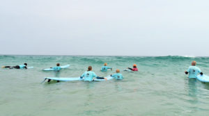 Surfen lernen Fuerteventura Gruppe