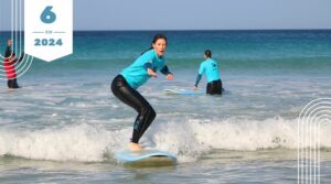 Im Urlaub surfen lernen