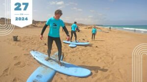 Header Surfcamp im Juli