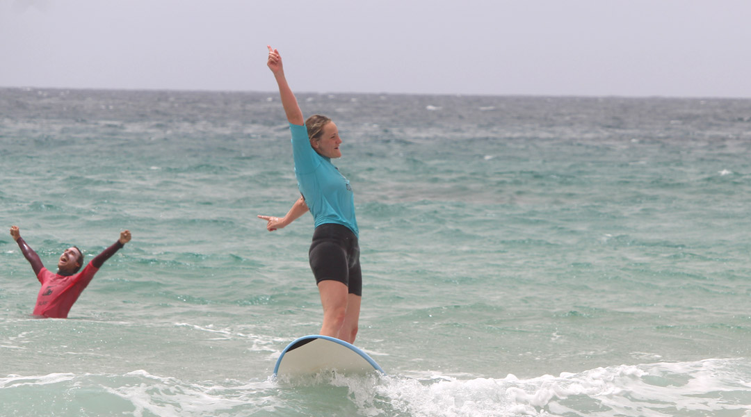 freude beim surfen