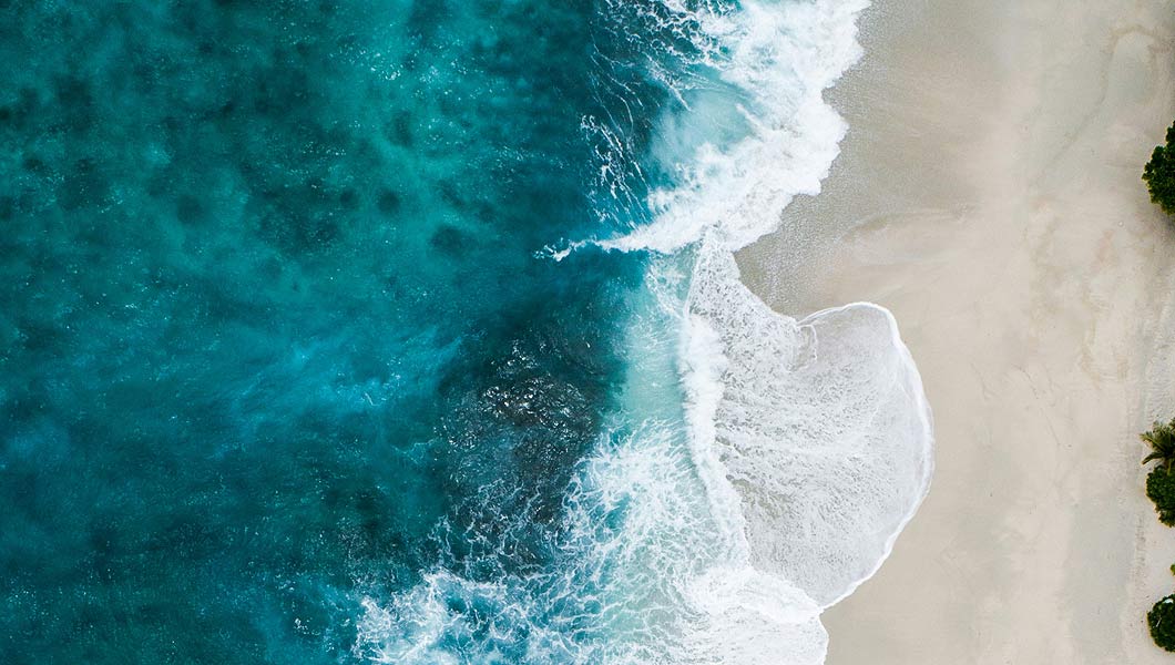 Strand und Meer - stressabbauende Aktivität