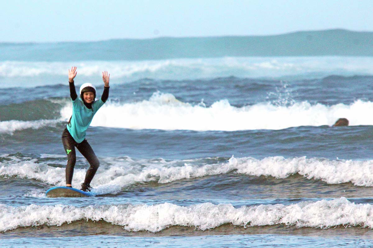 wassersicherheit für kinder - freude am surfen lernen